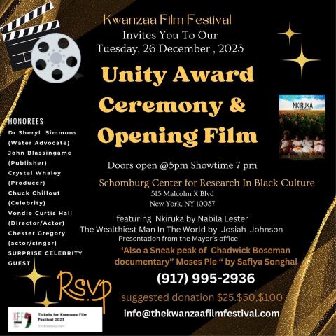 Unity Award Ceremony & Opening Film